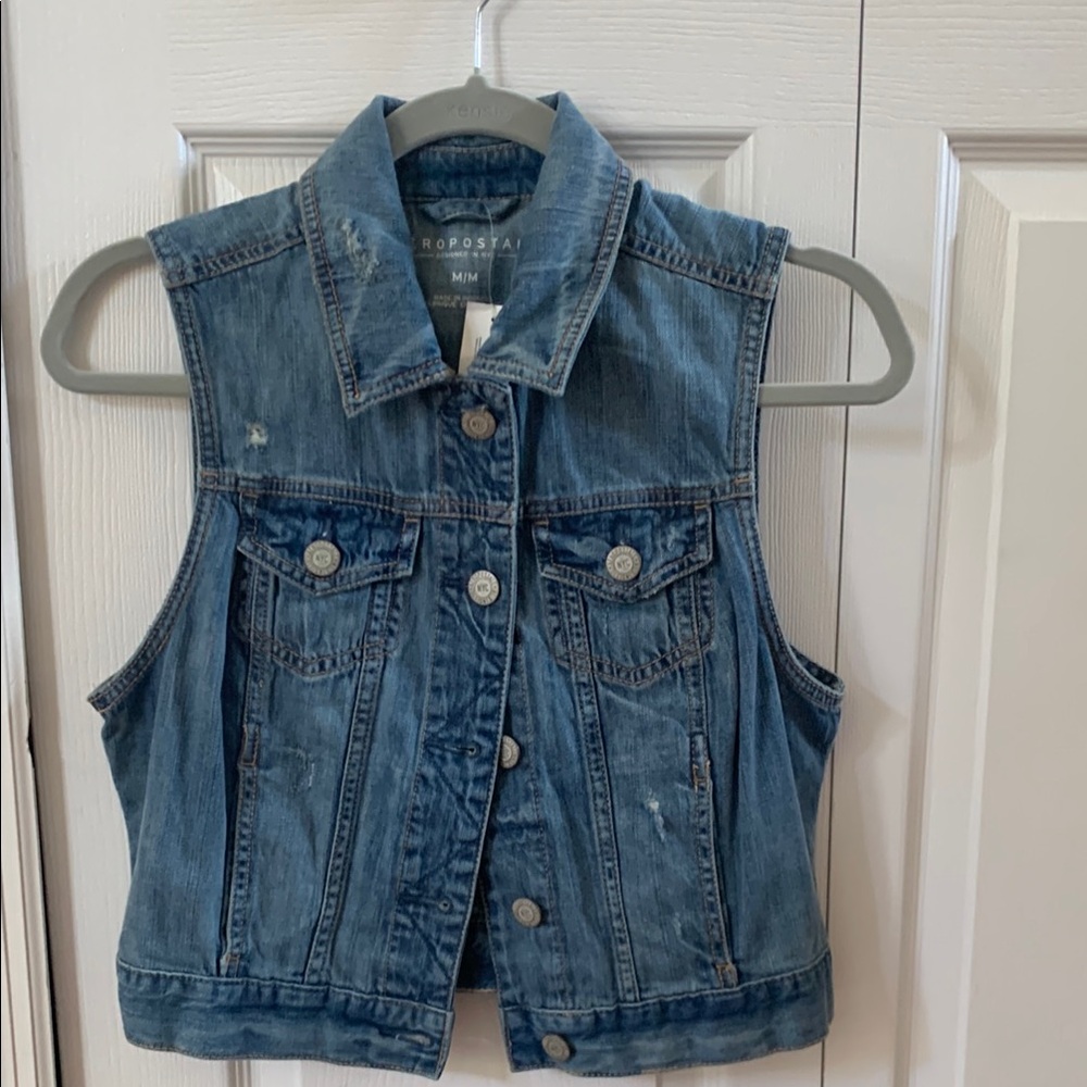 Aeropostale Light Blue Denim Jacket
